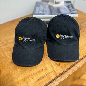 US Open Brimmed Caps Black